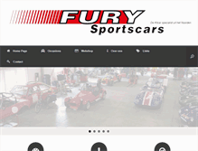 Tablet Screenshot of furysportscars.nl